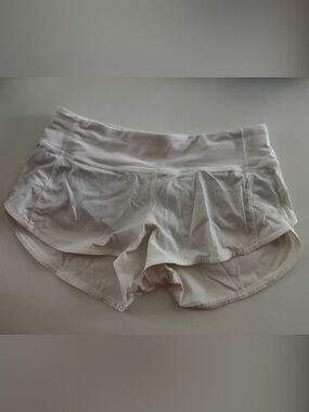 lululemon athletica White Skort-Style Athletic Shorts